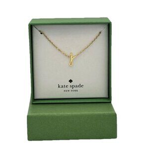 Kate Spade New York One In A Million J” Initial Pendant Necklace. New In Box